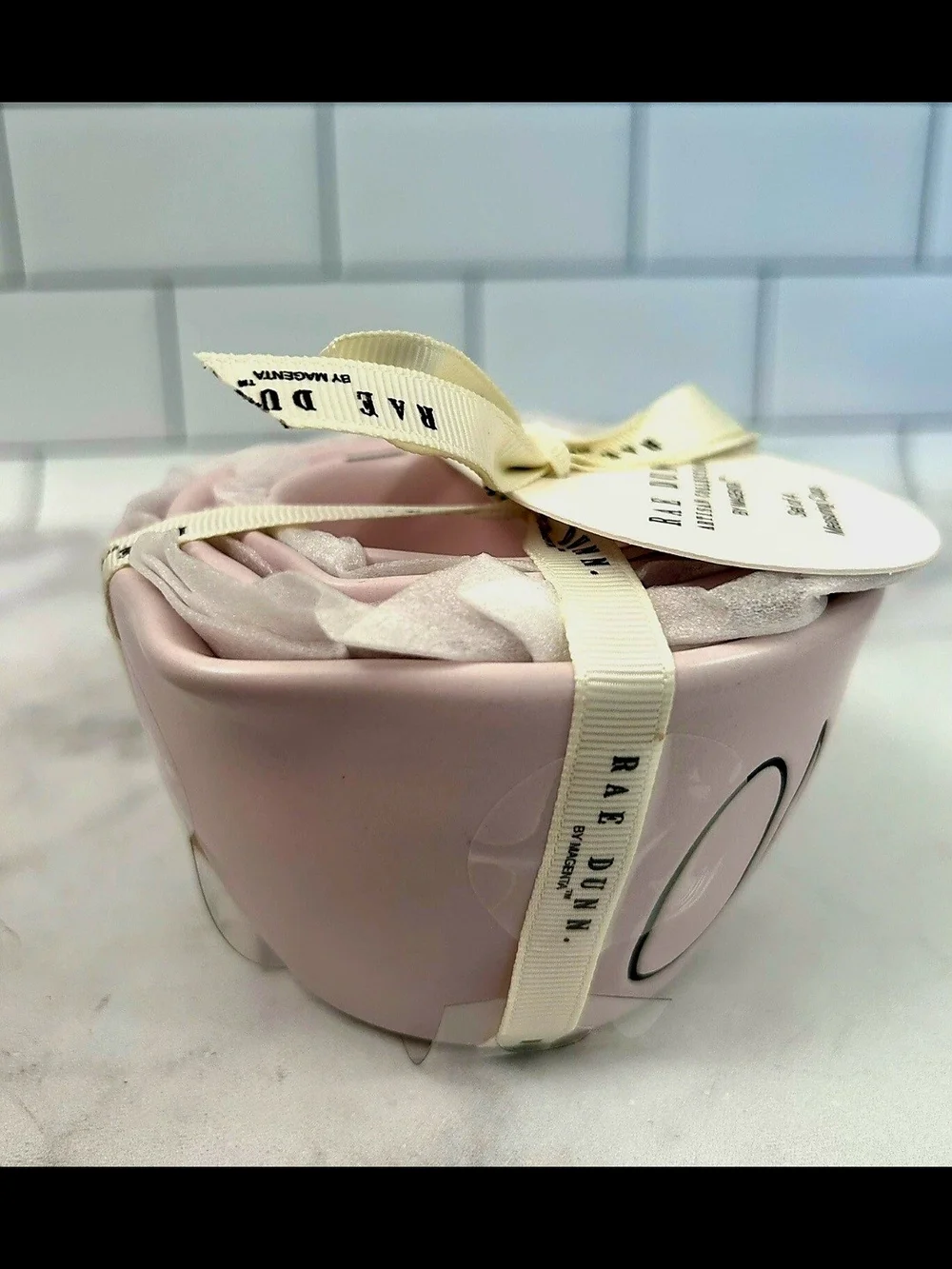 Lavender Ceramic Measuring Cups Set - 4 Piece (ONE, HALF, THIRD, QUARTER)